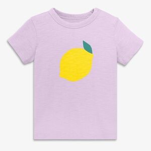 Primary Baby lemon tee Size 12-18hydrangea-lemon / 12-18 / In stock